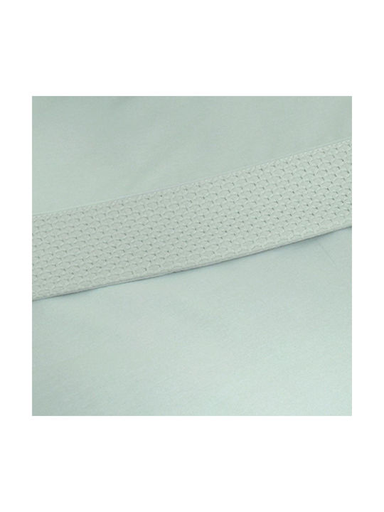 Baby Oliver Set Baby Sheets Cradle Cotton Des. 453 Green 75x110cm