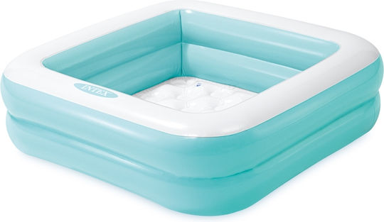 Intex Piscină Pătrată Pentru Copii 57l Gonflabilă 85x85x23cm Albastră