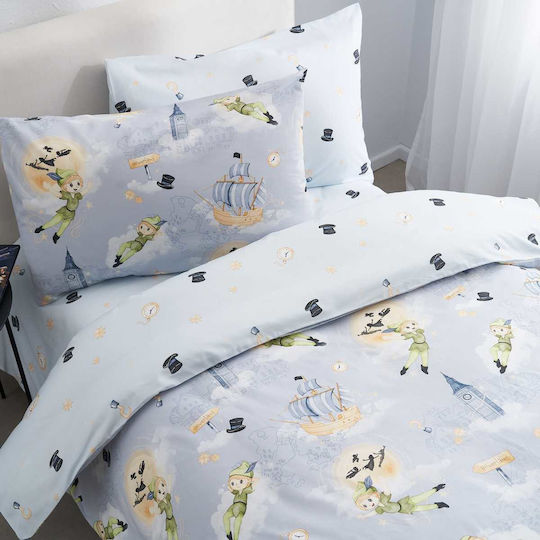 Vesta Home Kinderbettlaken Set Mit Gummizug Baumwolle Peter 100x200cm
