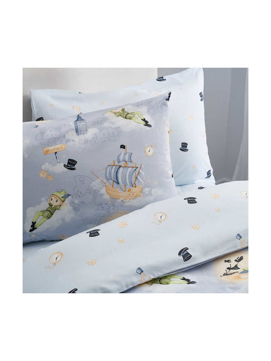 Vesta Home Σετ Σεντόνια Μονά με Λάστιχο Βαμβακερά Peter 100x200cm