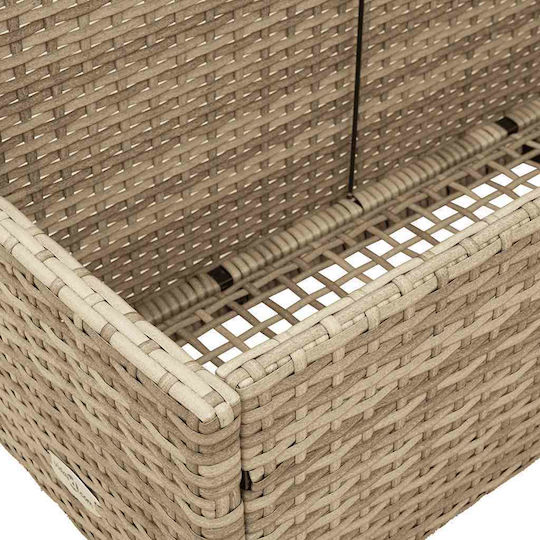 vidaXL Pool Accessories 110x100x57 cm Beige