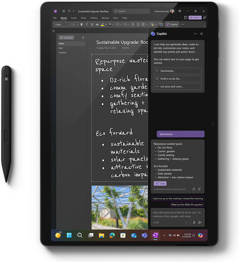 Microsoft Surface Pro 11 13Инчове Таблет (16GB/512GB/Intel Core Ultra 5 238V/Win 11 Pro) Черен