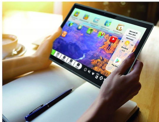 Ordissimo Pix-Star Touch 10.1" Tablet (3GB/32GB) Μαύρο