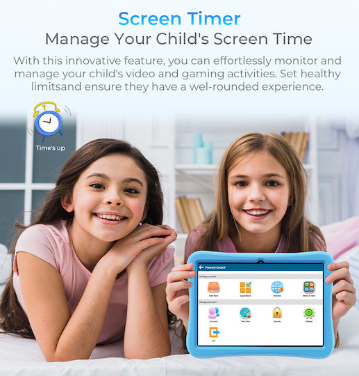 Oukitel OT6 Kids 10.1" Tablet (4GB/64GB) Μπλε