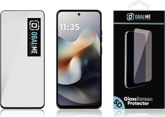 Obal:Me 5D Tempered Glass Negru (Moto G56)