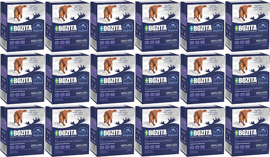 Bozita Nasses Hundefutter mit Fleisch und Türkei 18x370gr