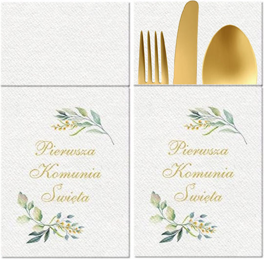 Kieszonki Cutlery Napkins First Communion 25pcs