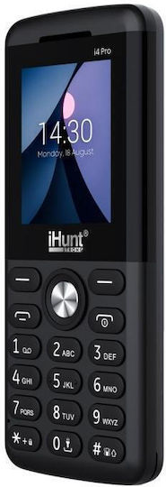 iHunt i4 Pro 2G Dual SIM Мобилен Телефон с Бутони Черен