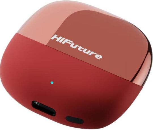HiFuture In-ear Bluetooth Handsfree Ακουστικά Κόκκινα