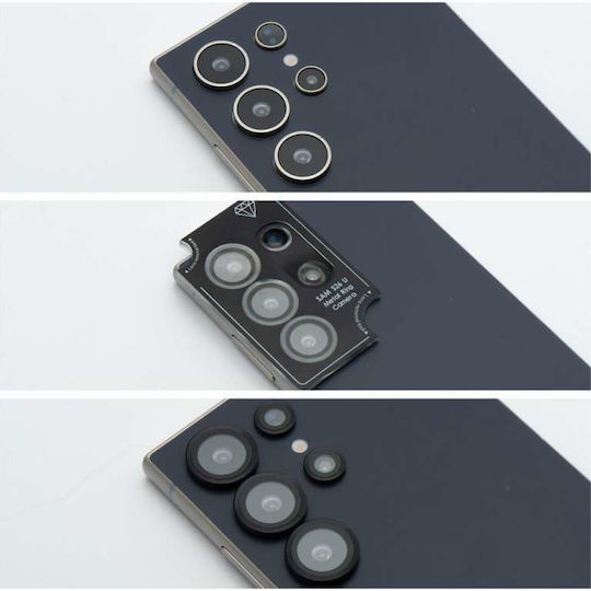Blue Star Mobile Camera Protector Tempered Glass Black for Galaxy S26 Ultra