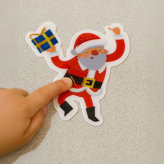Weihnachts-Gel Fensteraufkleber Mix Vergionic