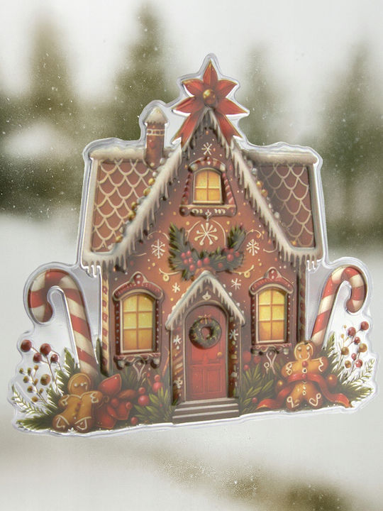 3D Weihnachtsaufkleber Große Fensterfolie Mix Vergionic