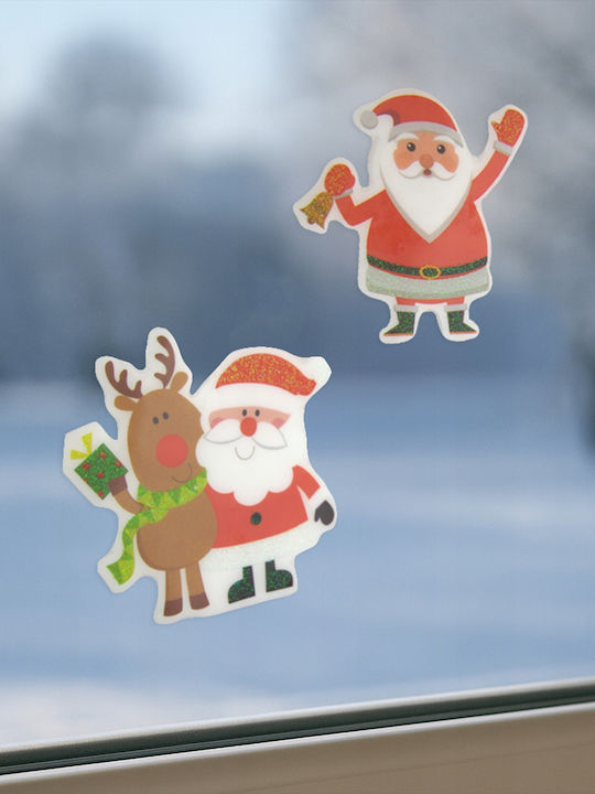 Christmas Gel Window Stickers Mix Vergionic