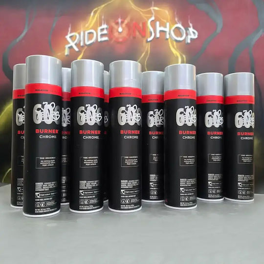 Molotow Burner High Temperature Silver Paint Spray Burner Chrome 600ml