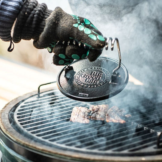 Big Green Egg Backblech mit Gusseisen Grillfläche