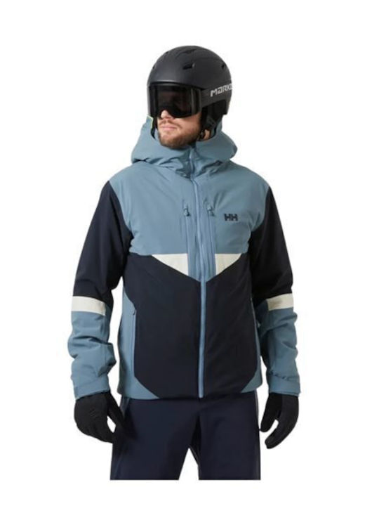 Helly Hansen Insulated 65974-597 Ανδρικό Μπουφάν για Σκι & Snowboard Navy Μπλε