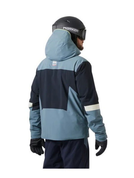 Helly Hansen Insulated 65974-597 Ανδρικό Μπουφάν για Σκι & Snowboard Navy Μπλε
