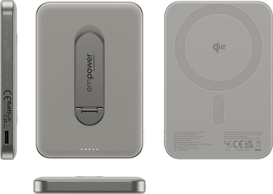 PanzerGlass Empower MagSafe 5000mAh 20W with USB-C Port Titanium