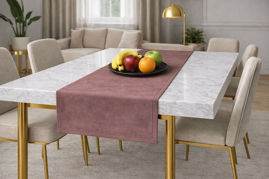 Now Art Now Art Tischdecke Dirty Rosa 40x140cm