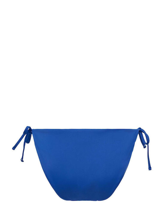 Marseille Bikini Slip with Laces Cobalt Blue