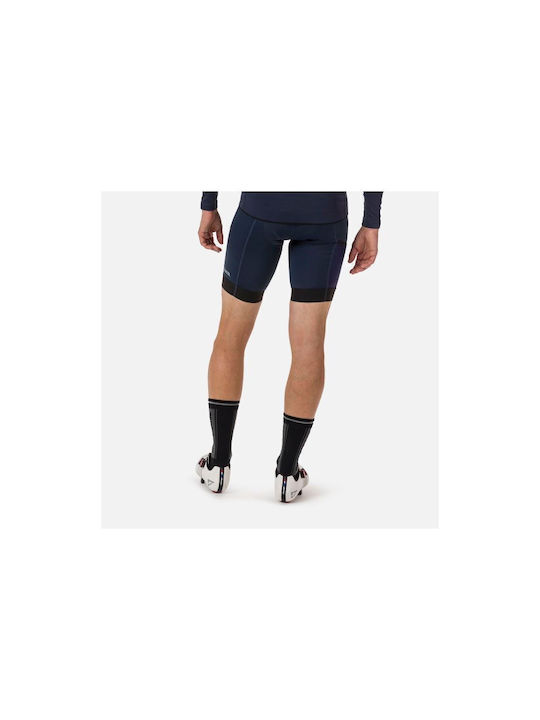 Rossignol Männlicher Fahrradhosen mit Hosenträgern Marineblaue