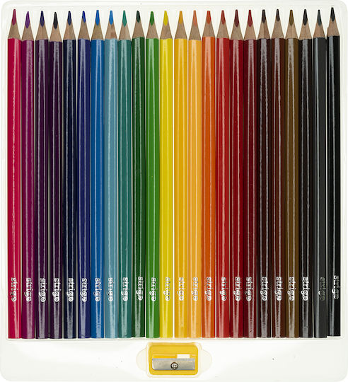 Strigo Ssc115 Buntstifte 24 Farben + Anspitzer