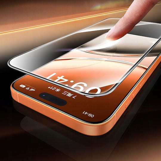 Mcdodo Auto-fit Gehärtetes Glas Starker Displayschutzfolien Hülle iPhone 17 Pro Max