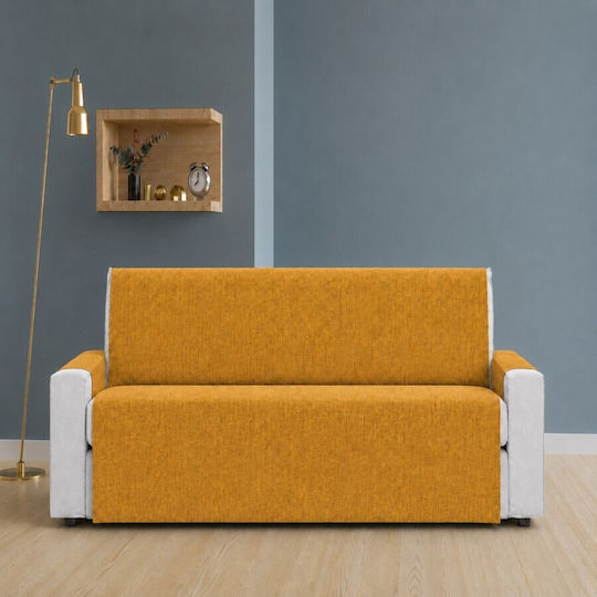 Pucioasa Elastische Abdeckung Für Dreisitziges Sofa Gelb