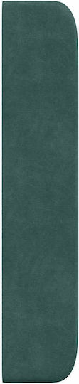 vidaXL Fabric Bed Headboard Green 80cm