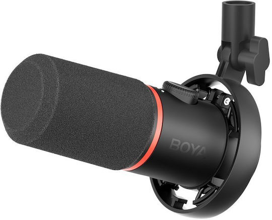 Boya CastMic S60 Δυναμικό Μικρόφωνο XLR / USB Shock Mounted