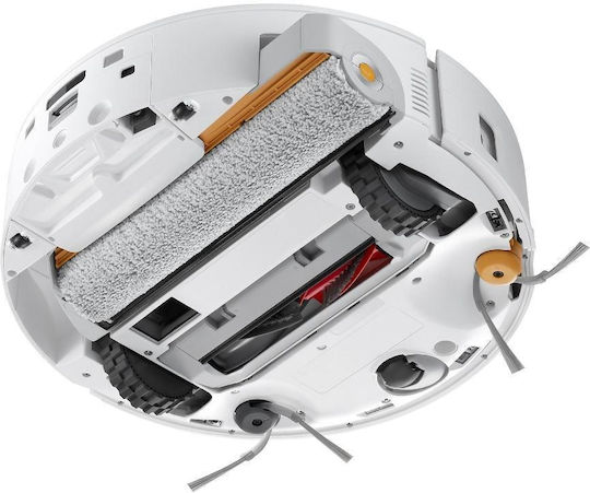 Roborock Qrevo Curv 2 FlowX Σκούπα Ρομπότ με Χαρτογράφηση Laser & Απορρόφηση 20000Pa Λευκή