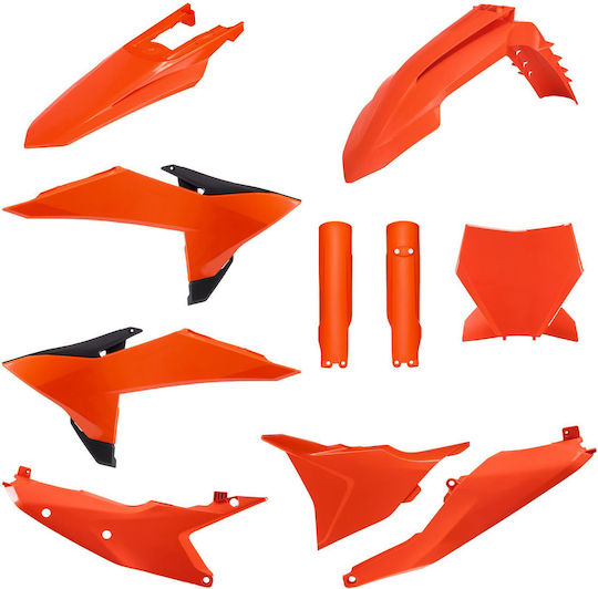 Polisport Комплект Пластмаси За Ktm Sx Sxf Xc 25 26 Оранжев Издръжлив