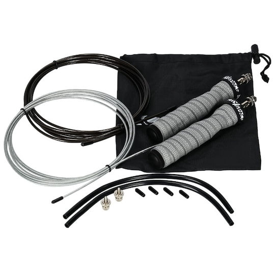 Adjustable Boxing Jump Rope Bearings Weights Gray S02
