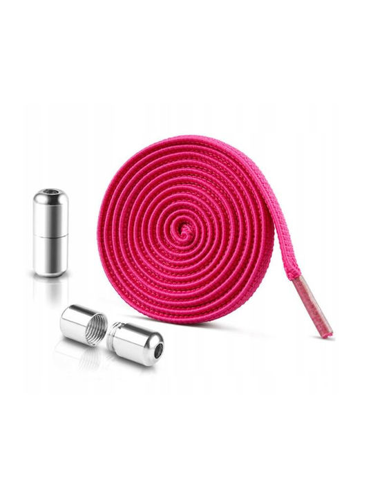 Ecarla Şireturi Elastici Fucsia Fără Legare Sdb01f 2 Bucăţi