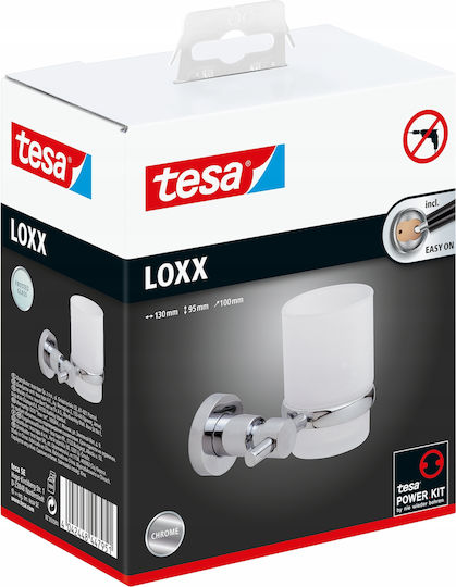 Tesa Επιτοίχια Ποτηροθήκη Λευκή