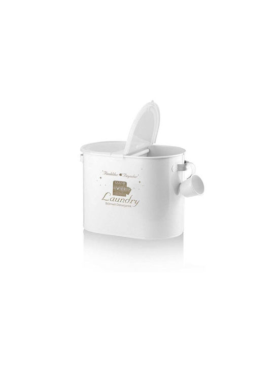 SteweHome Metallic White Organizer