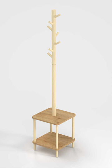 SteweHome Cuiere Pom Din Lemn Maro 160cm