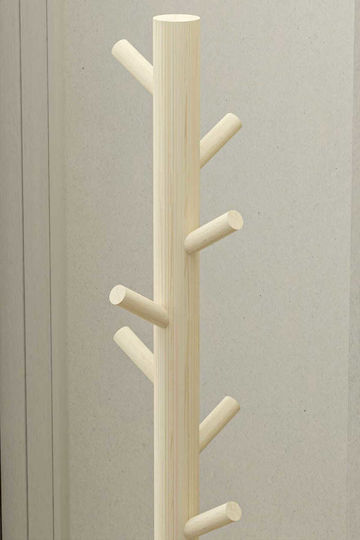 SteweHome Cuiere Pom Din Lemn Maro 160cm