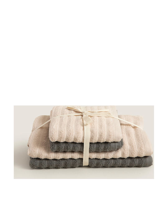 SteweHome Hand Towel 45x45cm Beige
