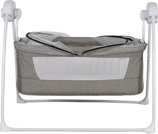 SteweHome Babywiege mit Matratze und Rädern Grau SteweHome Babywiege mit Matratze und Rädern Grau