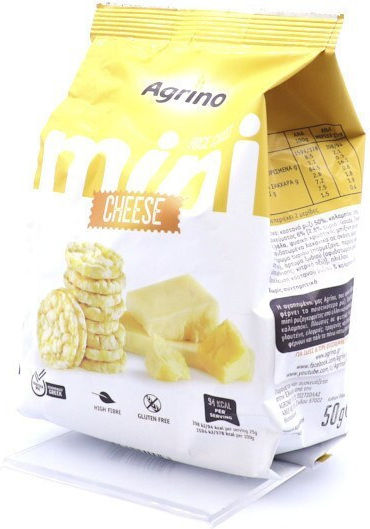 Agrino Ρυζογκοφρέτες Mini με γεύση Τυρί Χωρίς Γλουτένη 50gr