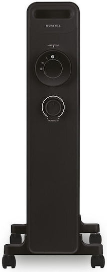 Kumtel Black Καλοριφέρ Λαδιού με 13 Φέτες 2500W