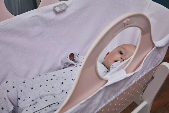 Tommee Tippee Plastic Moses Basket Sleepee with Stand Pink