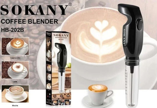Sokany Milchaufschäumer Elektrische Handgeräte 30W Braune
