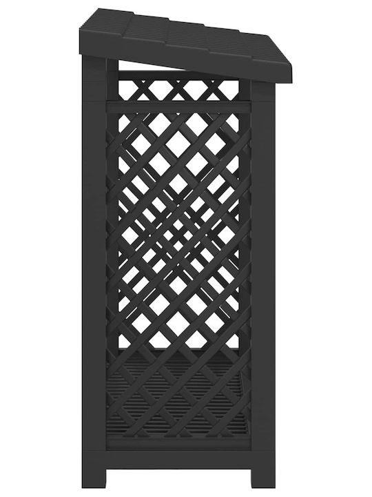 vidaXL Raft De Depozitare Lemn 114x46x101cm Gri