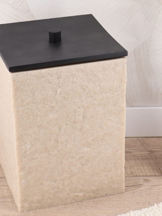Tendance Coș De Baie Din Bambus 8l Gri