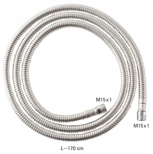 Deante Duschschläuche 170 Cm Chrom