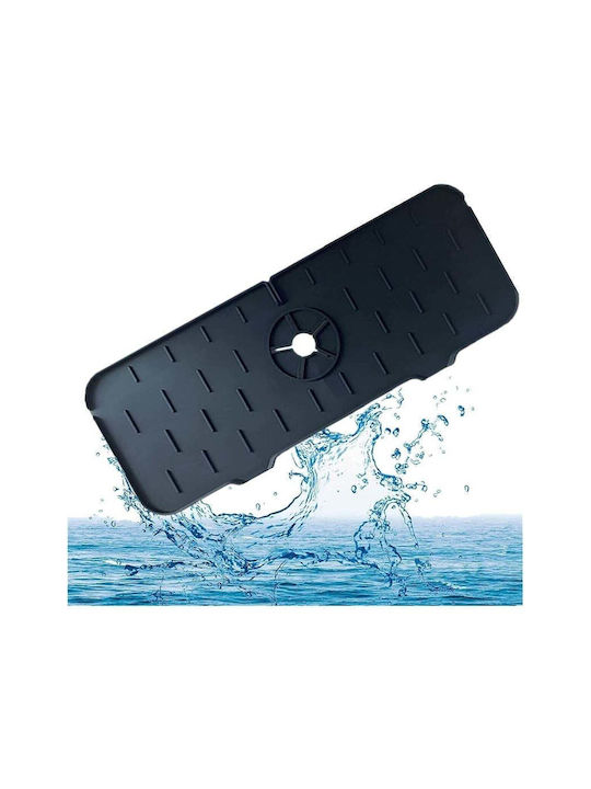 SteweHome Wooden Bath Mat STE-034281-P34281 Black 37x13.7cm