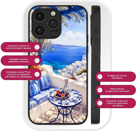 Sonique Greek Island Muse Series Motorola Moto G54 5G Moto G54 5G Power Aegean Sea View Case