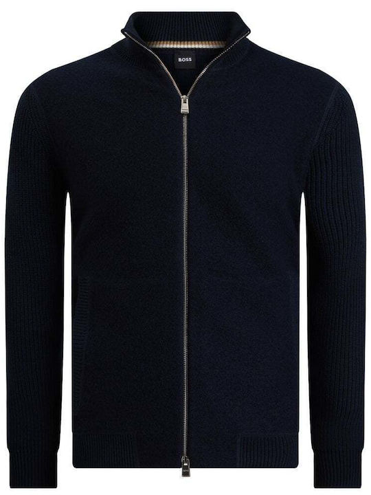 Men's Knitted Jacket Blue